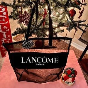 Lancôme Branded Mesh Shopper Tote Bag
